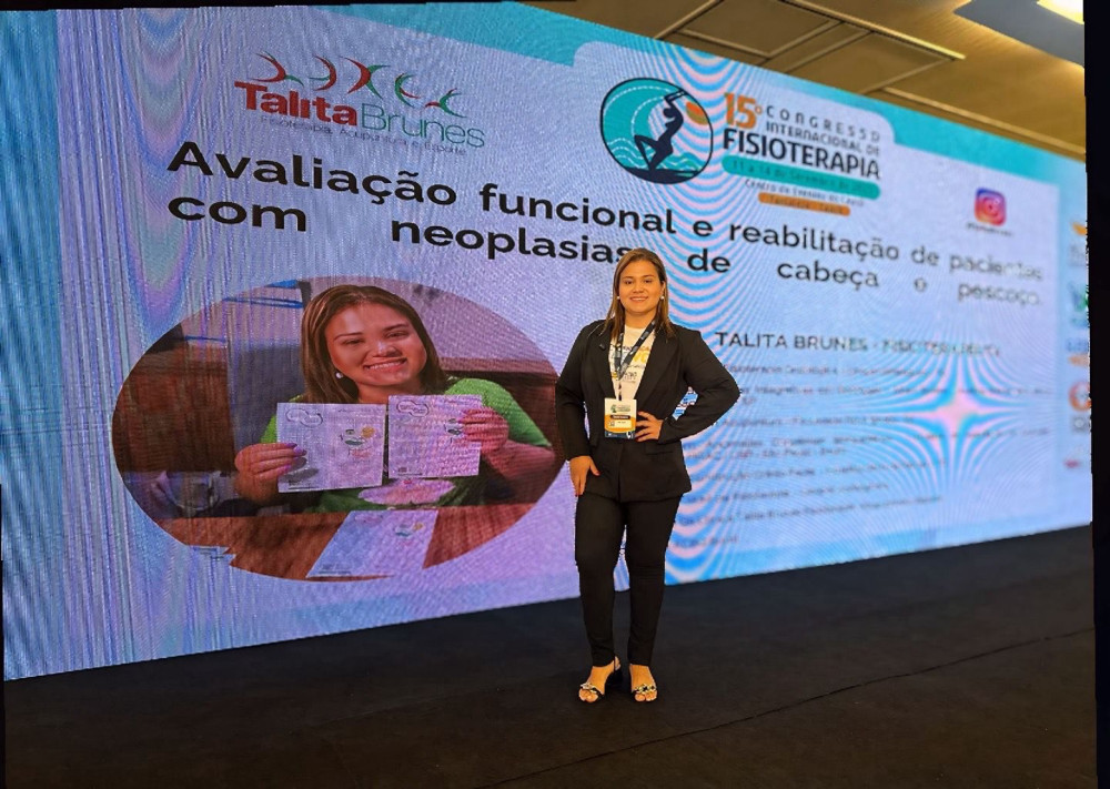 Fisioterapeuta do HGP leva experiência tocantinense a congresso internacional em Fortaleza