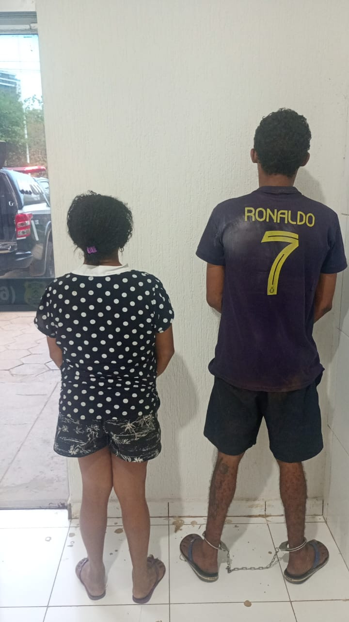Polícia Civil prende casal em flagrante após roubo a residência de idoso em Tocantínia