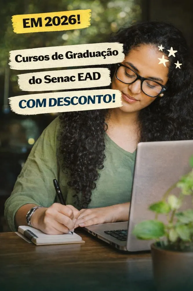Com desconto de 20% para Região Norte, Senac EAD abre inscrições para cursos de graduação em 2026
