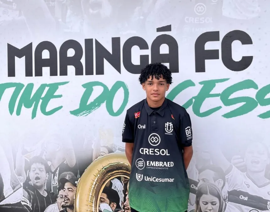 Jovem tocantinense de 14 anos se destaca no futebol e é selecionado pelo Maringá FC