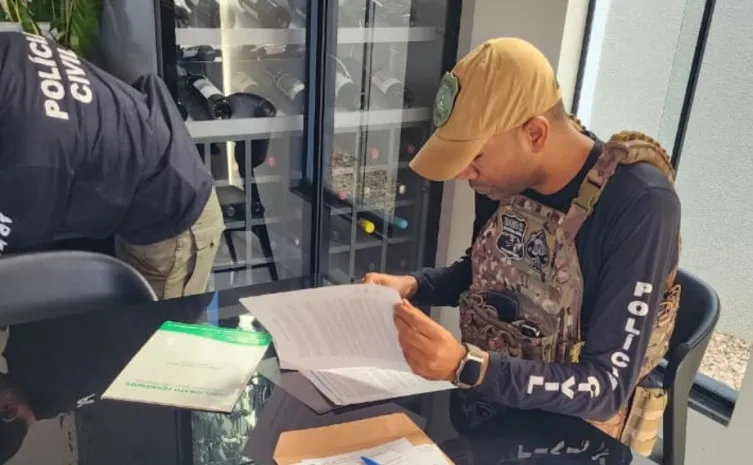 Suposto esquema teria sido estruturado por um ex-representante comercial, de 35 anos, ligado às tratativas com produtores rurais - Foto: SSP/Governo do Tocantins