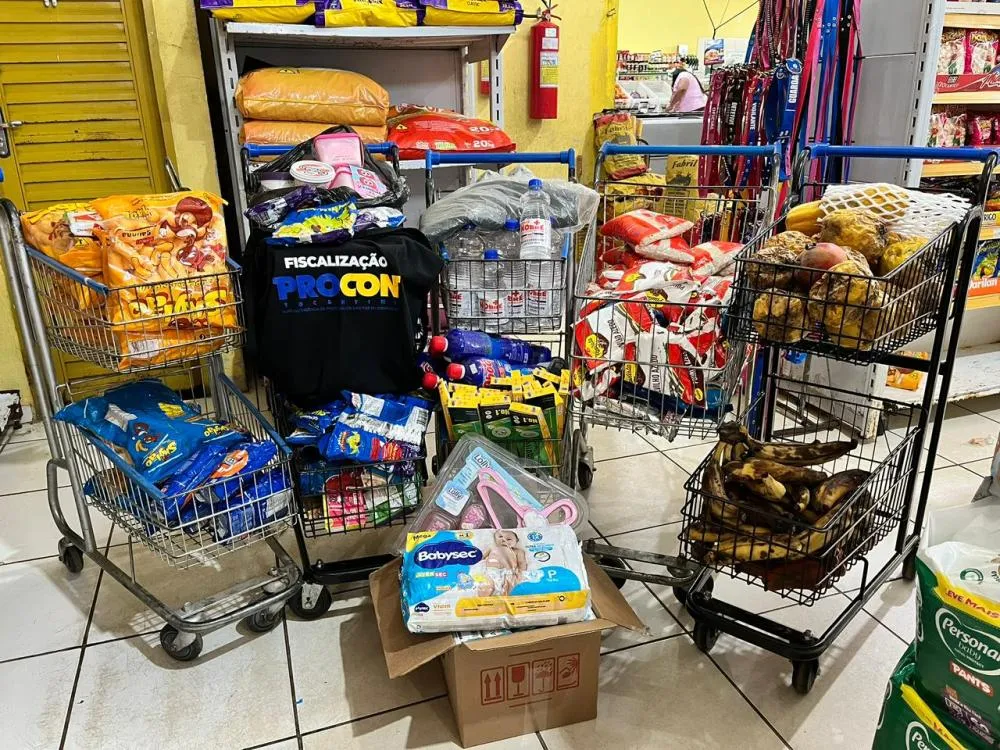 Procon Tocantins apreende mais de 8 mil produtos durante a Operação De Olho no Prazo de Validade