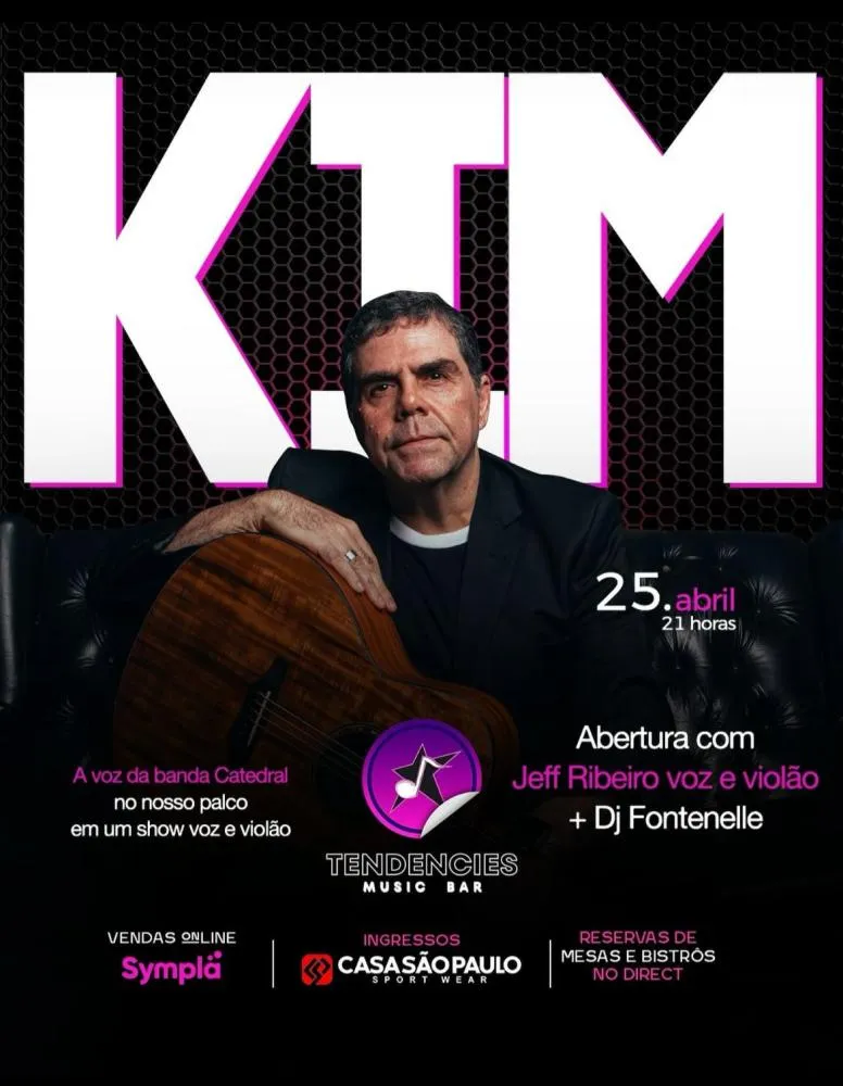 KIM, voz da banda Catedral, se apresenta em Palmas com show intimista