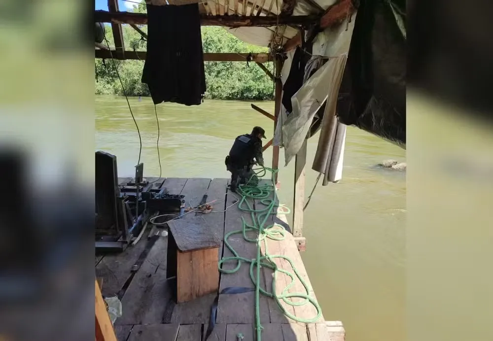 Garimpo ilegal é destruído em operação da Polícia Militar no sudeste do Tocantins