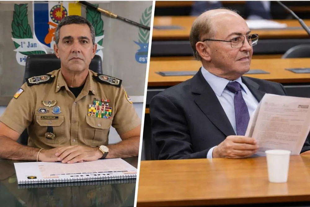 Márcio Antônio Barbosa de Mendonça e Lázaro Botelho Martins — Foto: Reprodução/Governo do Tocantins/redes sociais