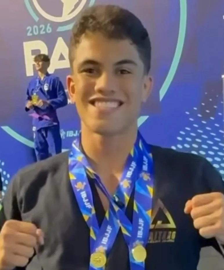 Jovem de Palmas conquista dois ouros no Pan-Americano de Jiu-Jitsu e mira Grand Slam