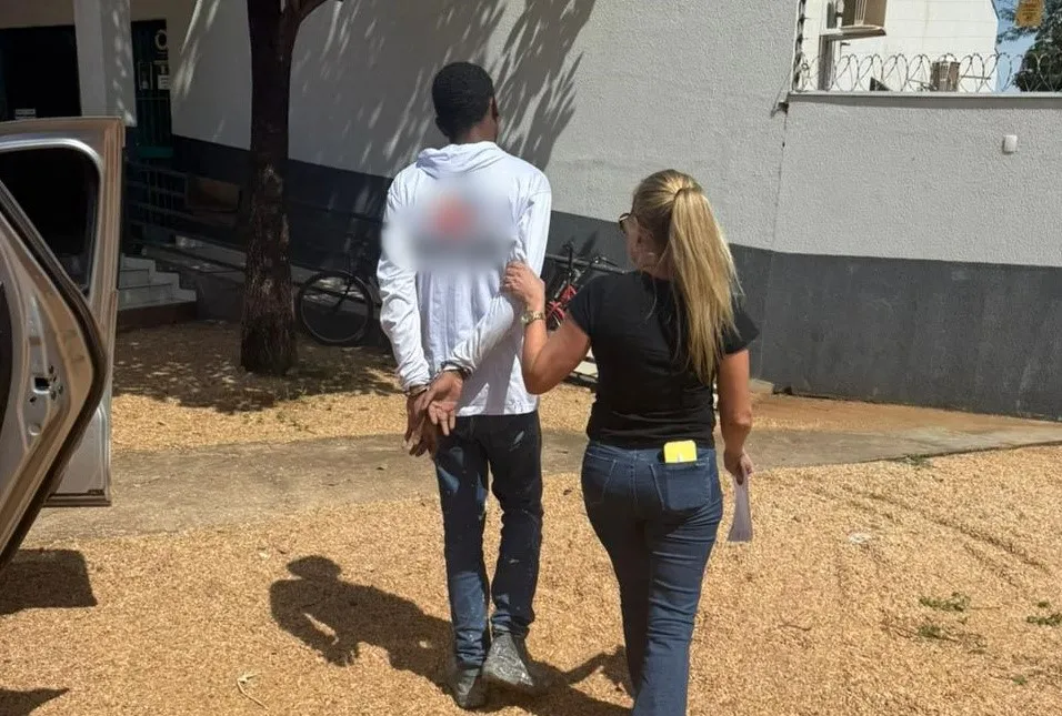 Suspeito de estupro de vulnerável foi capturado pela equipe da DPCA - Divulgação PCTO