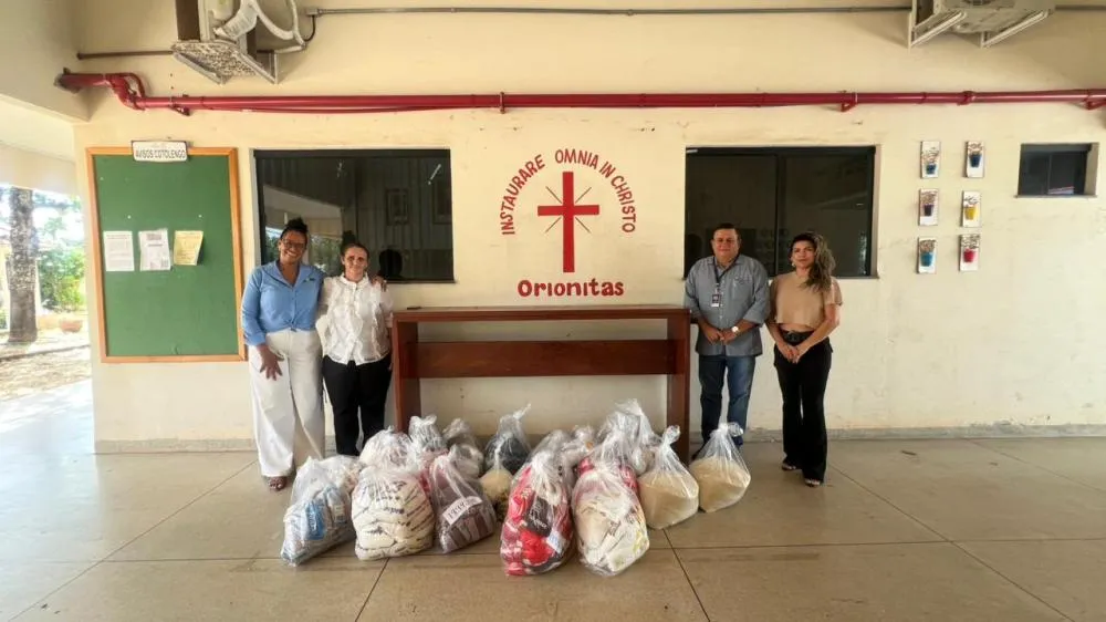 Foram repassados açúcar, arroz, feijão, polvilho, farinhas, macarrão, maionese, entre outras mercadorias, que estão próprias para o consumo. Foto: Brenda Ramos/Governo do Tocantins
