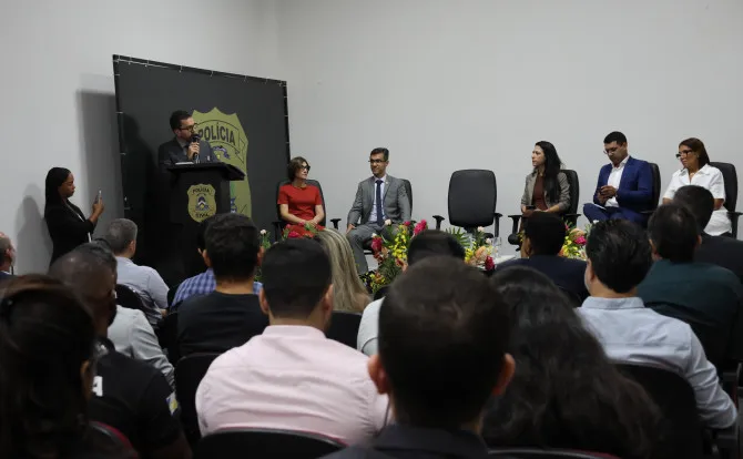 Parceria entre SSP e UFT fortalece qualificação dos profissionais da segurança pública. Foto: Rozeane Feitosa/ Governo do Tocantins