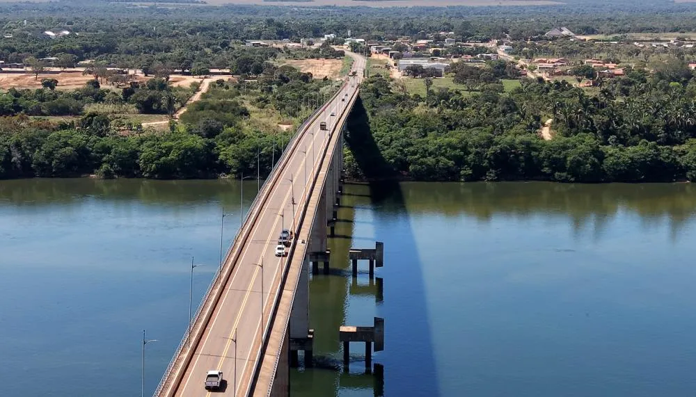 Ponte sobre o Rio Tocantins foi interditada preventivamente após identificação de problemas estruturais. FOTO: Ascom Coapa