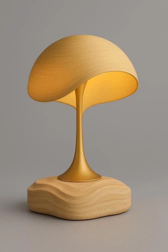 Inspirada nas dunas do Jalapão e no capim dourado, a luminária “Areias do Jalapão” agora ilumina Palmas com design 100% tocantinense.