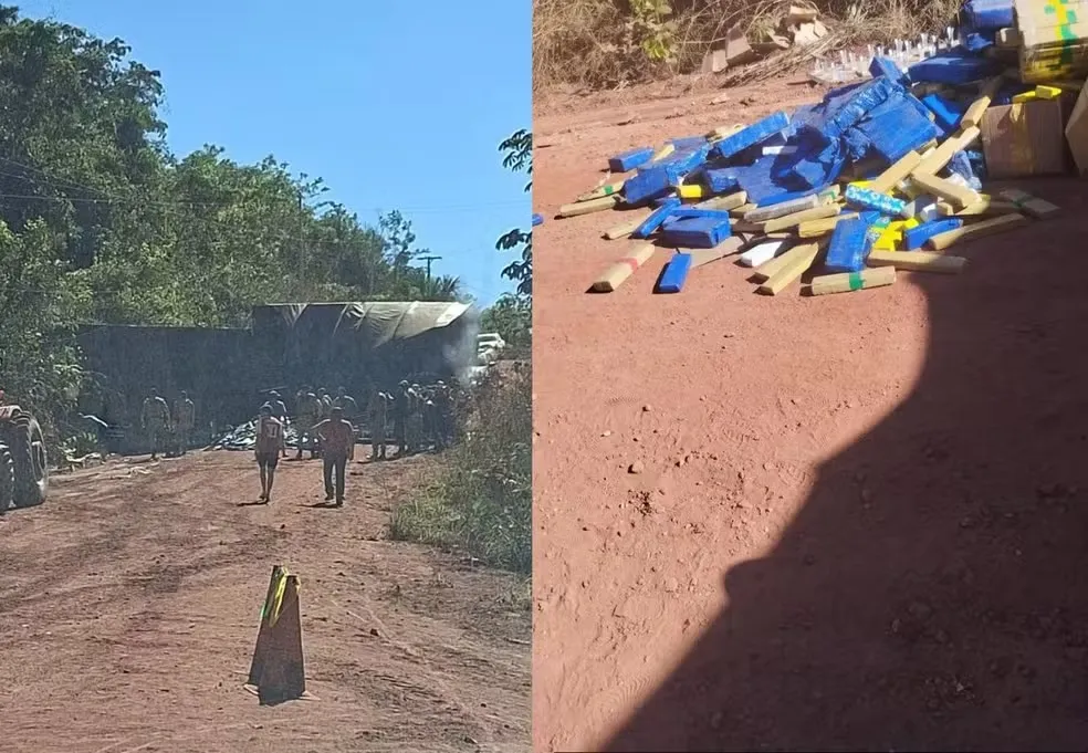 Droga foi apreendida em Goiatins no interior do Tocantins. Foto: Divulgação