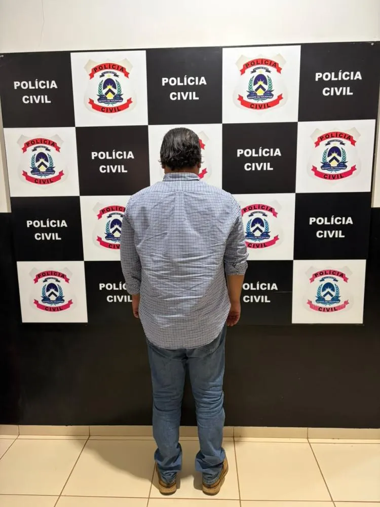 Homem foi preso após investigações da Polícia Civil do Tocantins. Foto:PCTO