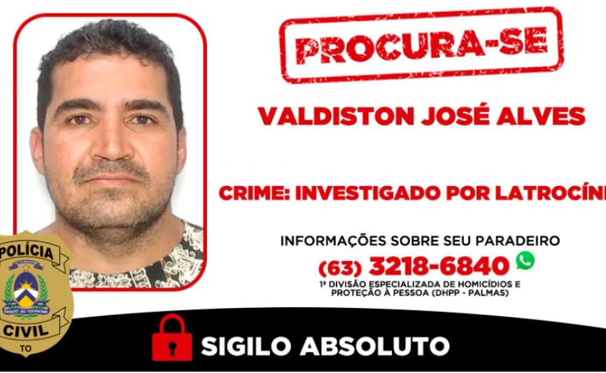 Suspeito de envolvimento em latrocínio tem prisão preventiva cumprida dentro da Unidade Prisional de Palmas