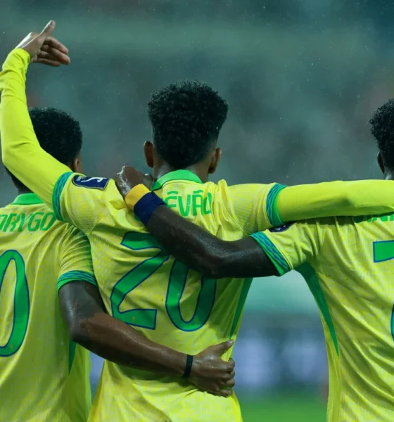 Com dois gols de Estêvão e Rodrygo, e um de Vinícius Jr., Seleção mostra entrosamento e convence sob o comando de Ancelotti.